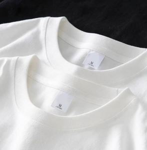 High Quality Plain Blank Crewneck Embroidered Logo 200G 220G 240G T <b>Shirt</b> Heavy Cotton Men Tshirt - Product Image 4