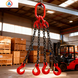 Chaîne de sécurité à verrouillage à marteau pour l'industrie lourde, 5/16'', maillon de connexion en alliage, revêtement en poudre, emballage en boîte, limite de charge de 4400 lb - Product Image 6