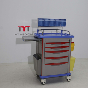 <span class=keywords><strong>Chariot</strong></span> <span class=keywords><strong>d</strong></span>'urgence médical MT MEDICAL pour hôpitaux et cliniques, avec matériau ABS et métal durable - Product Image 1