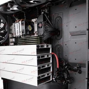 Station de travail informatique IA 4 cartes RTX 170HX, serveur multi-GPU pour l'entraînement IA et l'inévaluation des modèles LLM - Product Image 3