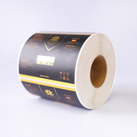 Étiquette biodégradable personnalisée et écologique, autocollants, étiquette autocollante en relief mat brillant, étiquette cosmétique étanche en feuille d'or
