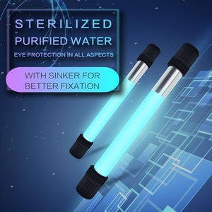 Lámpara Sumergible <span class=keywords><strong>UV</strong></span> <span class=keywords><strong>Bactericida</strong></span> de Vidrio Ecológica para Estanques de Peces, Acuarios, Desinfección, Purificador de Algas, Tratamiento de Agua con Sinke - Product Image 2