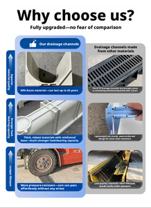 HESUN H21 SMC composite resin drainage ditch, fiberglass U-shaped channel, farmland irrigation and drainage canal - Product Image 5