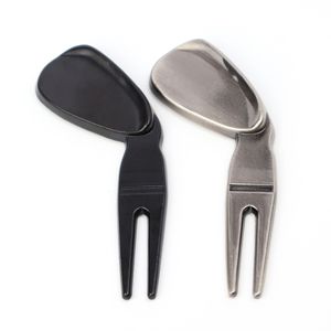 Forchetta da Golf Personalizzata con Logo, in Lega di Zinco, Strumento Ripara-Divot Verde per Fiere - Product Image 1