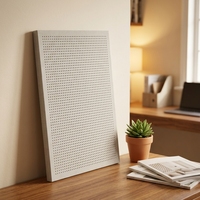 Panneau acoustique en aluminium perforé en nid d'abeille antibactérien écologique résistant au feu, insonorisant, garantie 5 ans, design moderne