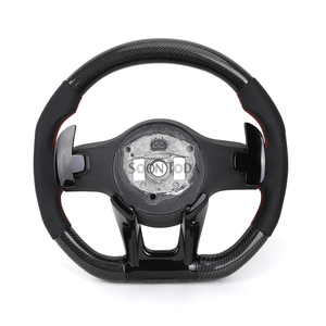 <span class=keywords><strong>Volant</strong></span> de direction en cuir et fibre de carbone avec LED pour Mercedes Benz W205 W221 W222 C238 W809 <span class=keywords><strong>W163</strong></span> W164 X166 GLS63 G65 G63 - Product Image 3