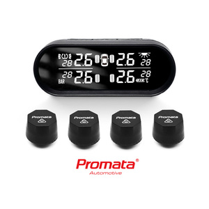 Promata MATA2E Solar TPMS 4 bis 10 Reifen Externes Sensor-Kit LCD-Display für 4WD Wohnwagen Anhänger DIY-Installation - Product Image 1