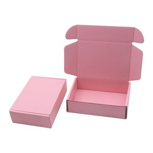 مصنع مطبوع ملون لتعبئة الهدايا والأحذية والملابس صندوق مضلع ورقي بريدي صناديق شحن للشركات الصغيرة - Product Image 4