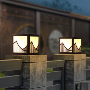 Nouvelle Lampe Solaire Extérieure de Style Chinois, Étanche, pour Portail, Jardin, Villa, Cour, et Capuchon de Poteau - Product Image 2