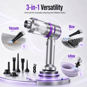20kPa Brushless Cordless Handheld <b>Vacuum</b> Cleaner 3-in-1 <b>Portable</b> Mini Car <b>Vacuum</b> Air Duster Blower Inflator Home Office Auto - Product Image 3