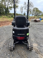 Mini-excavatrice chenillée chinoise EPA Euro 5 de 0,8 tonne, 1,2 tonne, 1,6 tonne pour usage agricole, livraison gratuite, avec moteur/pompe Eaton