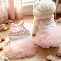 Frühling Sommer Blumenkleidung für kleine Hunde und Katzen – Modisches, niedliches Design, Geschirr, formelles Kleid, Hochzeitskleid, Prinzessinnenrock