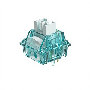<span class=keywords><strong>Clavier</strong></span> mécanique AKKO Creamy Cyan compatible <span class=keywords><strong>Cherry</strong></span> <span class=keywords><strong>MX</strong></span>, 5 broches, 45 interrupteurs lubrifiés - Product Image 4