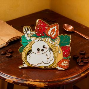 Insignia Metálica Personalizada con Logotipo, Insignia Esmaltada de Anime y Dibujos Animados, Emblema Escolar, Insignia Corporativa, Artesanía en Metal - Product Image 4