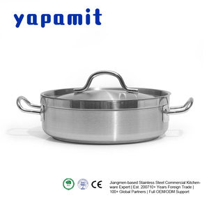 סיר בישול כפול ידיות, אידיאלי לתבשיל והרתחה, למסעדות, מלונות ומטבחים מקצועיים, ישירות מהמפעל. - Product Image 3