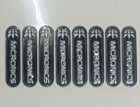 Adhésif durable personnalisé 3M adhésif étanche 3D en forme de goutte de cristal adhésif en résine époxy autocollants d'étiquette de logo commercial