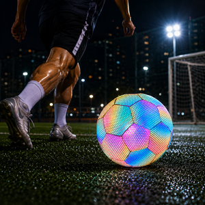 Balón de Fútbol Reflectante, Promoción de Marca, Recuerdos de Partidos de Fútbol, Moda Urbana, Juego Nocturno, Compra al por Mayor, Alta Calidad de Fábrica - Product Image 2