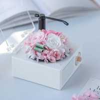 Cadre de fleurs de rose éternelle élégant, art mural floral violet, cadeau pour anniversaire de mariage, chambre à coucher, salon, décoration intérieure, vente en gros