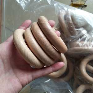 <span class=keywords><strong>Anneau</strong></span> <span class=keywords><strong>de</strong></span> <span class=keywords><strong>dentition</strong></span> en <span class=keywords><strong>bois</strong></span> inachevé, 20 pièces, 70mm x 13mm, en <span class=keywords><strong>bois</strong></span> d'érable/hêtre, pour bébés, fabrication artisanale, DIY - Product Image 3