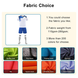 Ensemble complet d'uniformes de football personnalisés de haute qualité pour équipes et clubs, avec chaussettes, maillot de football imprimé numériquement pour hommes adultes, short respirant à séchage rapide - Product Image 4