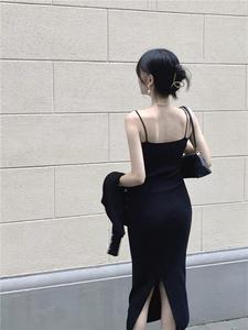 Nuevo Conjunto de Dos Piezas de Punto Ajustado para Otoño-Invierno: Vestido Casual Sexy con Cárdigan y Tirantes - Product Image 6