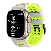 Bracelet en silicone respirant Sport Loop pour Apple Watch Ultra, bracelet pour iWatch 49 mm, 46 mm, 45 mm, 44 mm