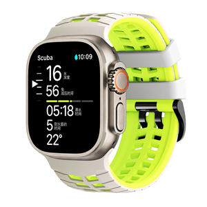 Bracelet en silicone respirant Sport Loop pour Apple Watch Ultra, bracelet pour iWatch 49 mm, 46 mm, 45 mm, 44 mm - Product Image 6