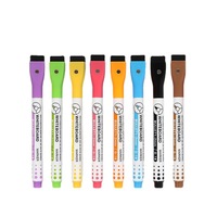 Marqueur effaçable à sec personnalisé en direct d'usine, marqueur pour tableau blanc, noir, bleu, rouge, séchage rapide, marqueur magnétique pour tableau blanc