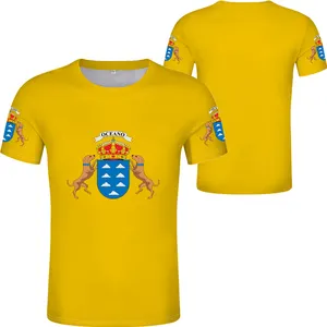 Недорогая цена, низкая Минимальная партия, оптовая продажа, футболка Tenerife Islas cananas, одежда, роскошные сувенирные Топы Tenerife, летние рубашки для мужчин