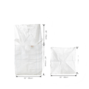 Custom FIBC Bulk Bag Jumbo Bag PP Woven Ton Bag with Logo Printing OEM Manufacturer - Product Image 2