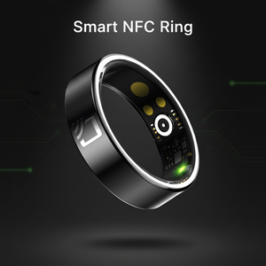 Anillo Inteligente de Moda para el Cuidado Familiar, Resistente al Agua 5ATM, Monitor de Frecuencia Cardíaca y Oxígeno en Sangre, Fotografía Remota para Hombres y Mujeres - Product Image 1