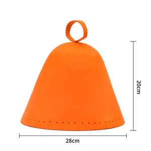 Chapeau de sauna russe traditionnel en mélange de laine, casquette de protection pour la tête, chapeau de sauna en feutre de laine pour hammam - Product Image 6