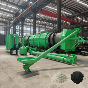 Machine de carbonisation de sciure de bois haute capacité, four de carbonisation continu pour la production de biochar, prix usine - Product Image 1