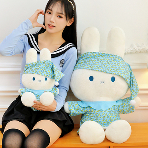 Peluche Lapin Pyjama Mignon Super Doux à Imprimé Lune, Vêtement de Nuit, Cadeau d'Anniversaire pour Enfants, Vente en Gros et au Détail - Product Image 3