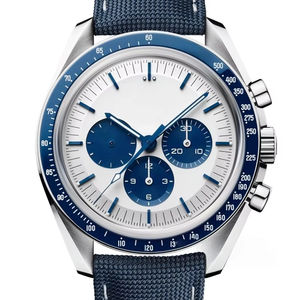 <span class=keywords><strong>Montre</strong></span> chronographe <span class=keywords><strong>mécanique</strong></span> à <span class=keywords><strong>remontage</strong></span> <span class=keywords><strong>manuel</strong></span>, étanche, de qualité supérieure, tout-terrain, en acier inoxydable de 42 mm, pour la plongée - Product Image 1