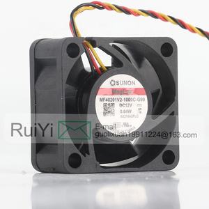 Neu Sunon 5V 24V 48V DC 12V 0,64 W AC EC 4020 40 X40X20MM 4CM Maglev Lager Leiser Schalter Wechsel richter MF40201V2-1000C-G99 Lüfter - Product Image 4