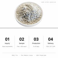 Perlite expansée horticole multi-tailles en gros 1-8mm légère pour mélange de terreau de jardin et propagation de semis en pépinière
