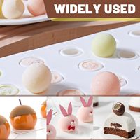 Moules en silicone antiadhésifs à 15 cavités Plateau de cuisson 3D pour gâteau et mousse Plateaux de cuisson réutilisables en silicone de qualité alimentaire