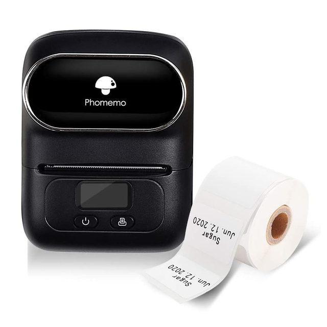 Portable Adhesive Barcode Logo M110 Thermal Mini Name Label Sticker Label Printer Machine Thermal Printer Color for Stickers