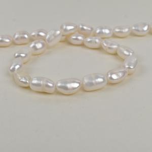 Perles d'eau douce naturelles Edison 9-10 mm, blanches et colorées, irrégulières, en vrac, pour la fabrication de bijoux DIY, accessoires - Product Image 3