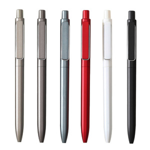 Stylo publicitaire personnalisé Yuexie à bouton-poussoir, pointe métallique en forme de balle, cadeau d'affaires, usage au bureau, emballage individuel - Product Image 5