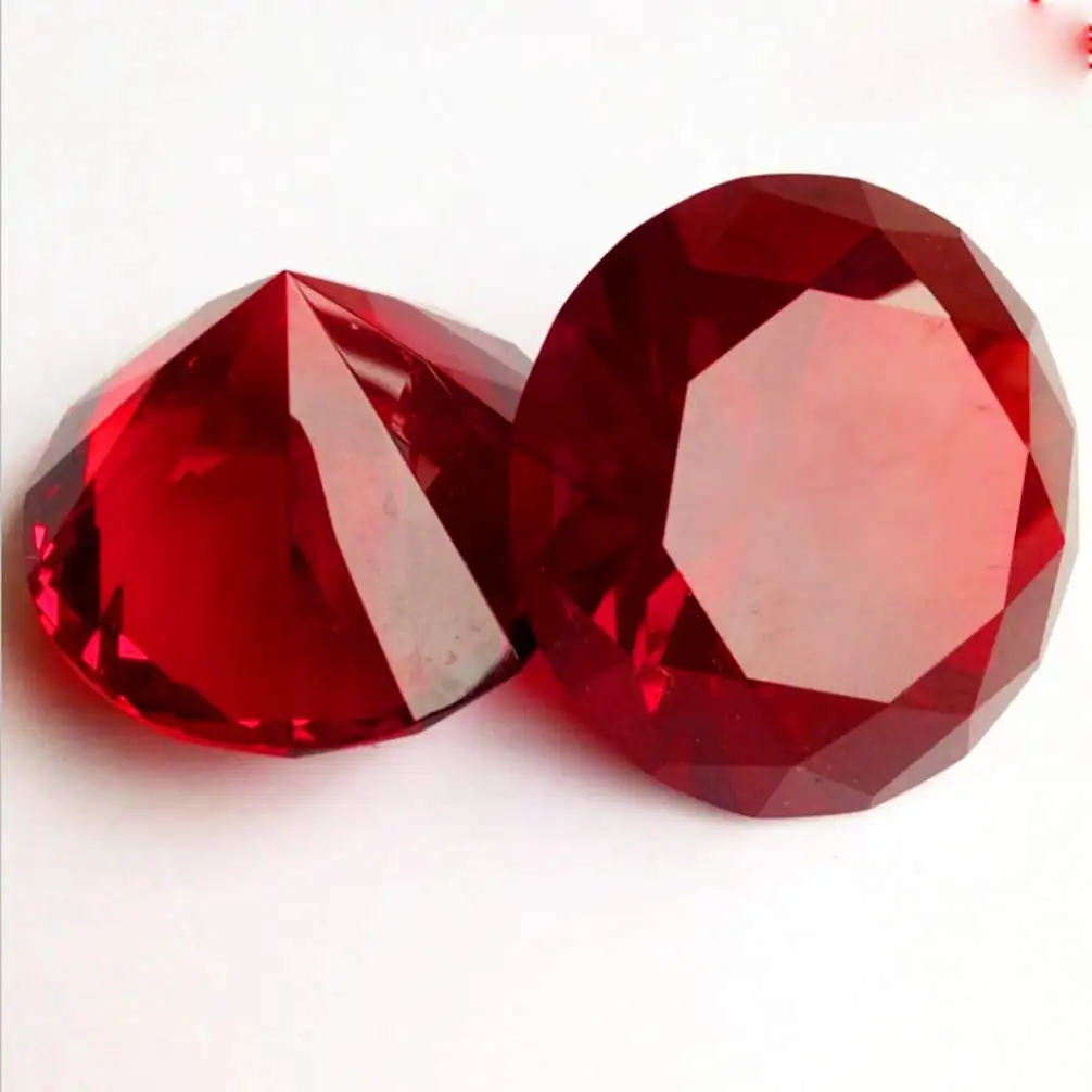 60mm gemme di diamanti acrilici gioielli grandi pietre preziose acriliche diamante falso grande strass diamante per tavolo da sposa Scatter