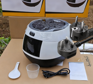 Penanak nasi listrik desain persegi, aluminium Aloi multifungsi otomatis pintar tidak lengket Digital memasak cepat - Product Image 4