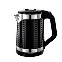 Bouilloire électrique à double paroi Cool Touch 1,7 L, intérieur en acier inoxydable 304, anti-brûlure, arrêt automatique, usage domestique, classe énergétique A+