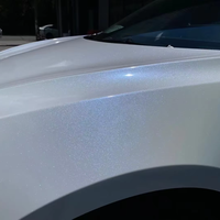 1.52X15m Auto-Guérison TPU Film De Protection Changement De Couleur Brillant Diamant Blanc Bleu Auto Carrosserie Peinture Vinyle Wrap pour Voiture