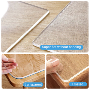 PVC trong suốt Khăn trải bàn bảo vệ 3mm dày duy nhất mảnh rõ ràng tablemat Bìa - Product Image 5