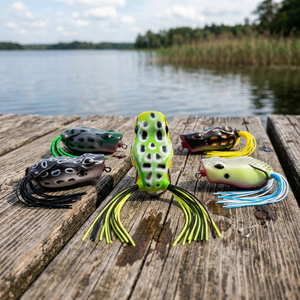 Señuelo de pesca de PVC suave con forma de rana para lubina, pez cabeza de serpiente y lubina de mar, para pesca en agua salada, 5g 9g 13g 17.5g - Product Image 2