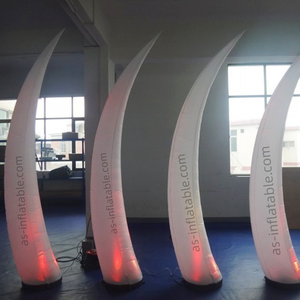 Colonnes gonflables lumineuses à LED en forme de cornes de tusk pour festivals et mariages - Product Image 1