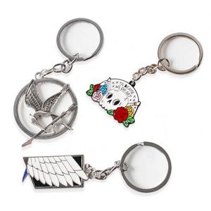 Porte-clés en alliage de zinc émaillé, logo personnalisé, design de chien de dessin animé, double face, plaqué or/argent, épaisseur 2,5 mm, promotionnel - Product Image 6