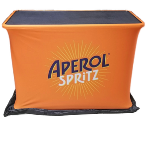 Groothandel draagbare rechthoekige displaybalie beurs pop-up aluminium opvouwbare promotietafels van textiel - Product Image 4